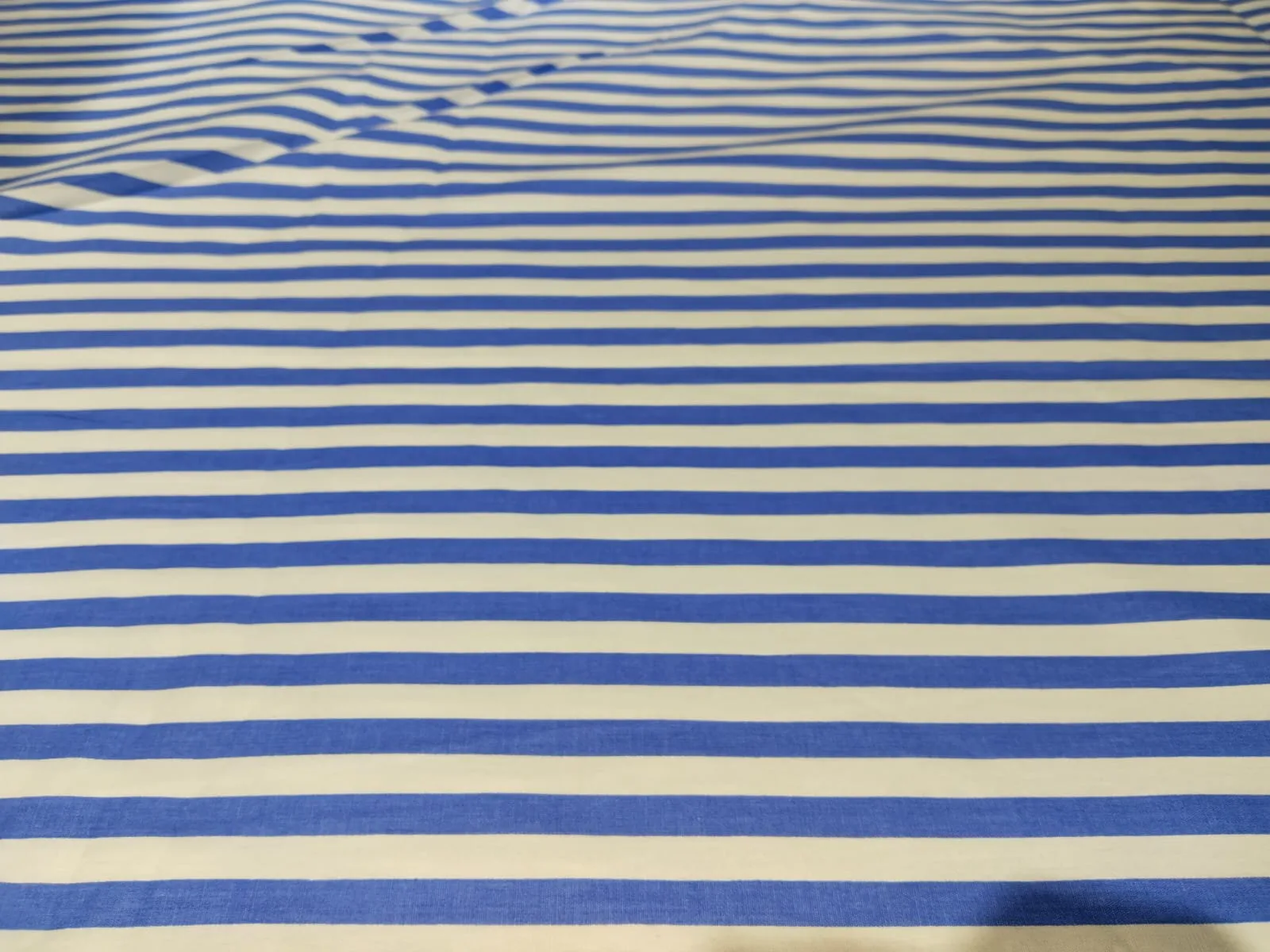 100% Cotton Poplin STRIPES  58" wide AVAILABLE IN 4 COLORS bright blue/sky blue/pink and baby blue