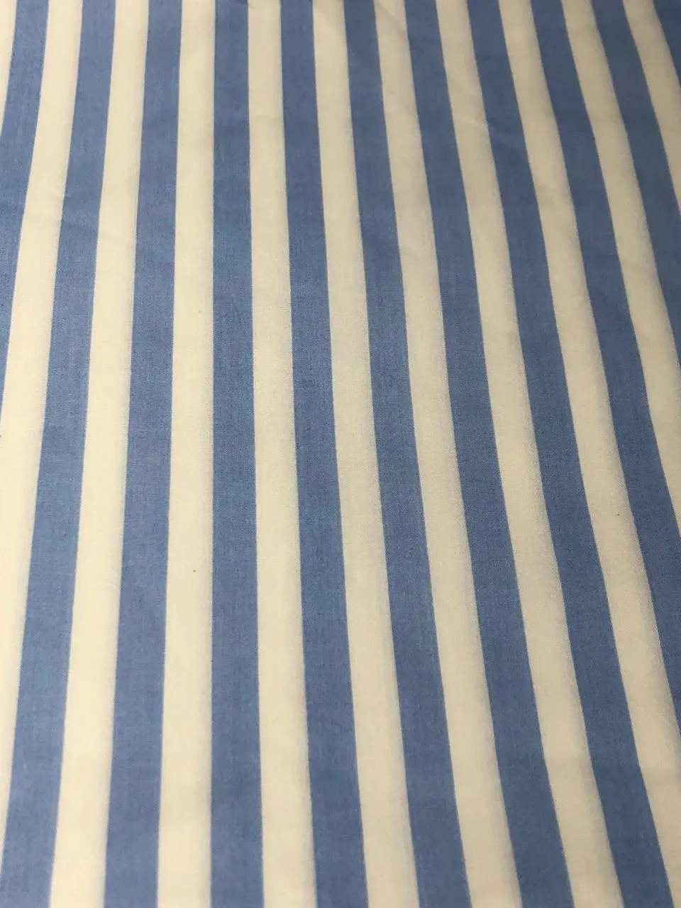 100% Cotton Poplin STRIPES  58" wide AVAILABLE IN 4 COLORS bright blue/sky blue/pink and baby blue