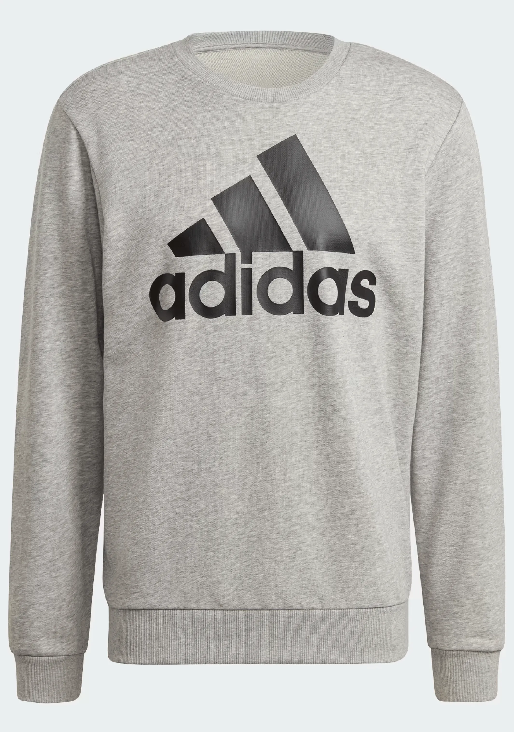 Adidas Mens Big Logo Sweatshirt Gray <br> GK9077