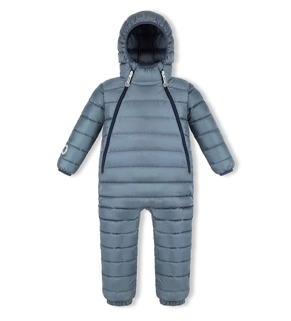 Fluff Down Snowsuit: Grey Stone