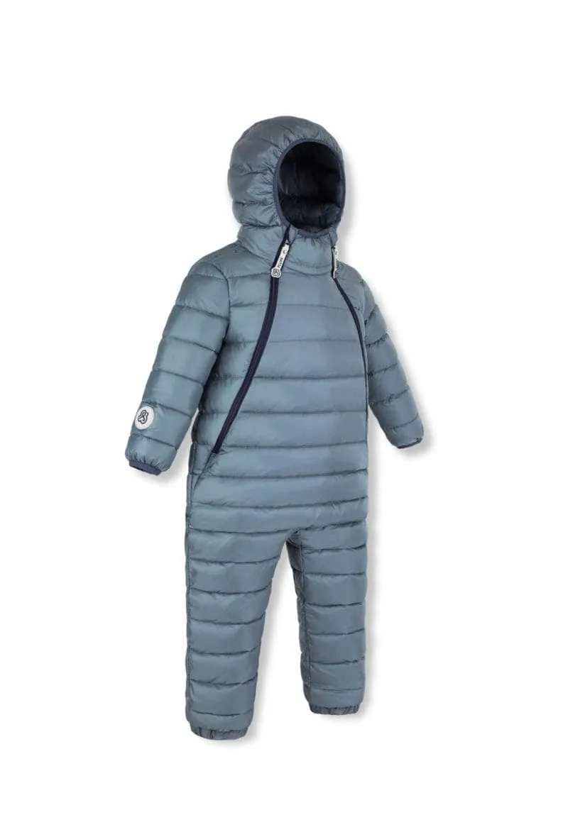 Fluff Down Snowsuit: Grey Stone