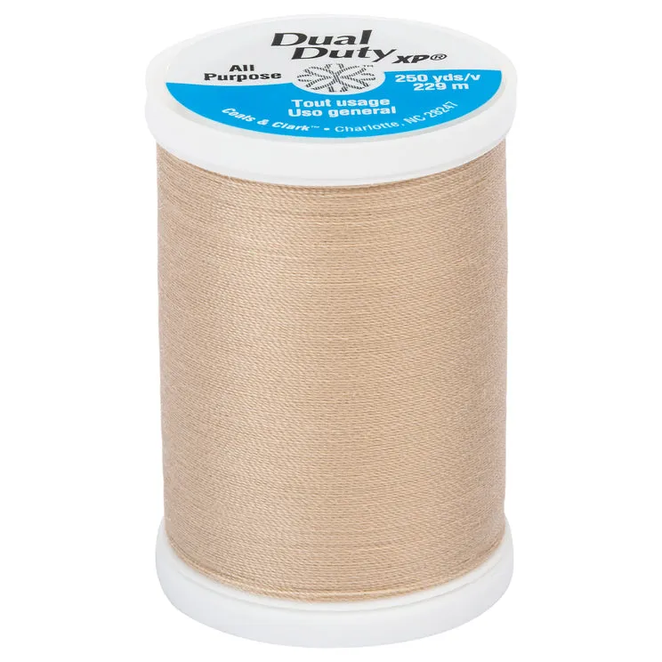 General Purpose Dual Duty XP Thread 250 yards- Whites, Blacks, and Browns