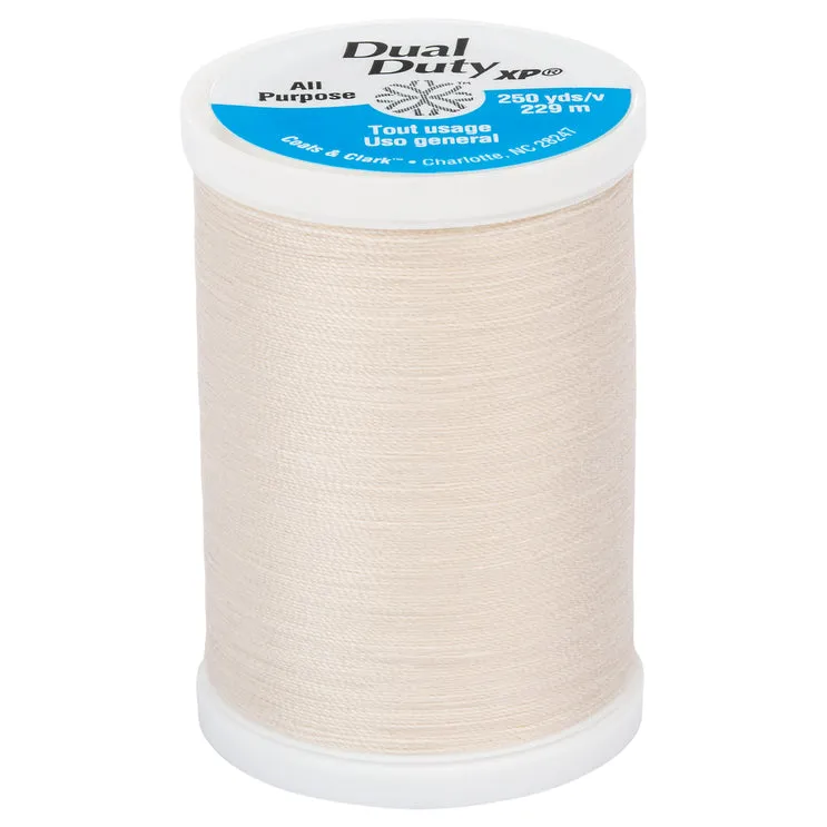 General Purpose Dual Duty XP Thread 250 yards- Whites, Blacks, and Browns