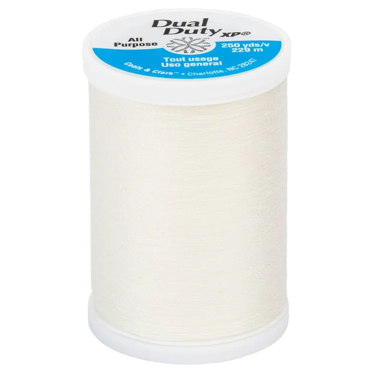 General Purpose Dual Duty XP Thread 250 yards- Whites, Blacks, and Browns