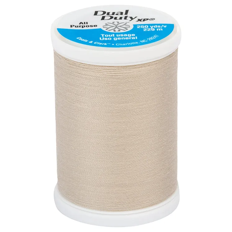 General Purpose Dual Duty XP Thread 250 yards- Whites, Blacks, and Browns