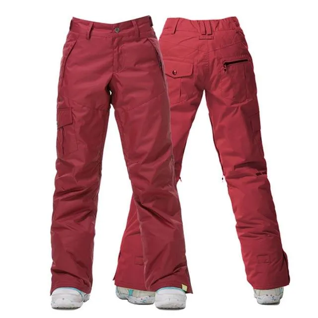 GSOU SNOW Breathable Winter Ski Trousers - Womens