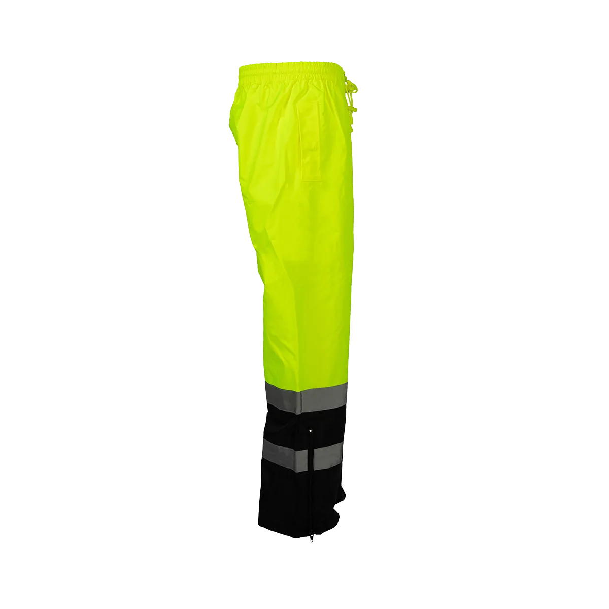 LBPP-CE ANSI/ISEA 107-2015 Class E Lime/Black Waterproof Rain Draw Strings Pants