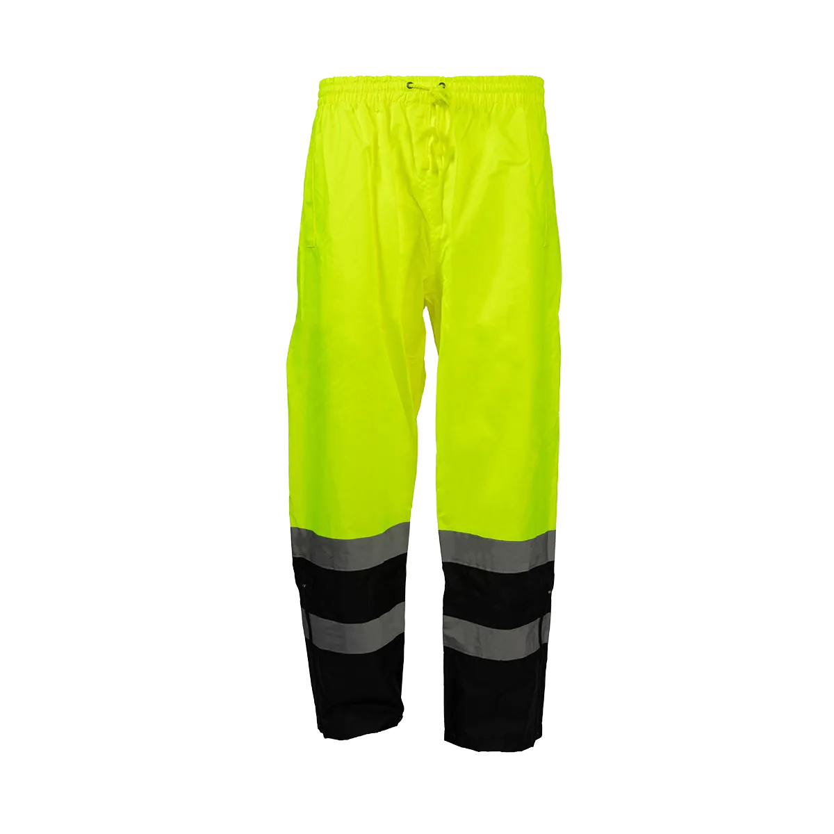 LBPP-CE ANSI/ISEA 107-2015 Class E Lime/Black Waterproof Rain Draw Strings Pants