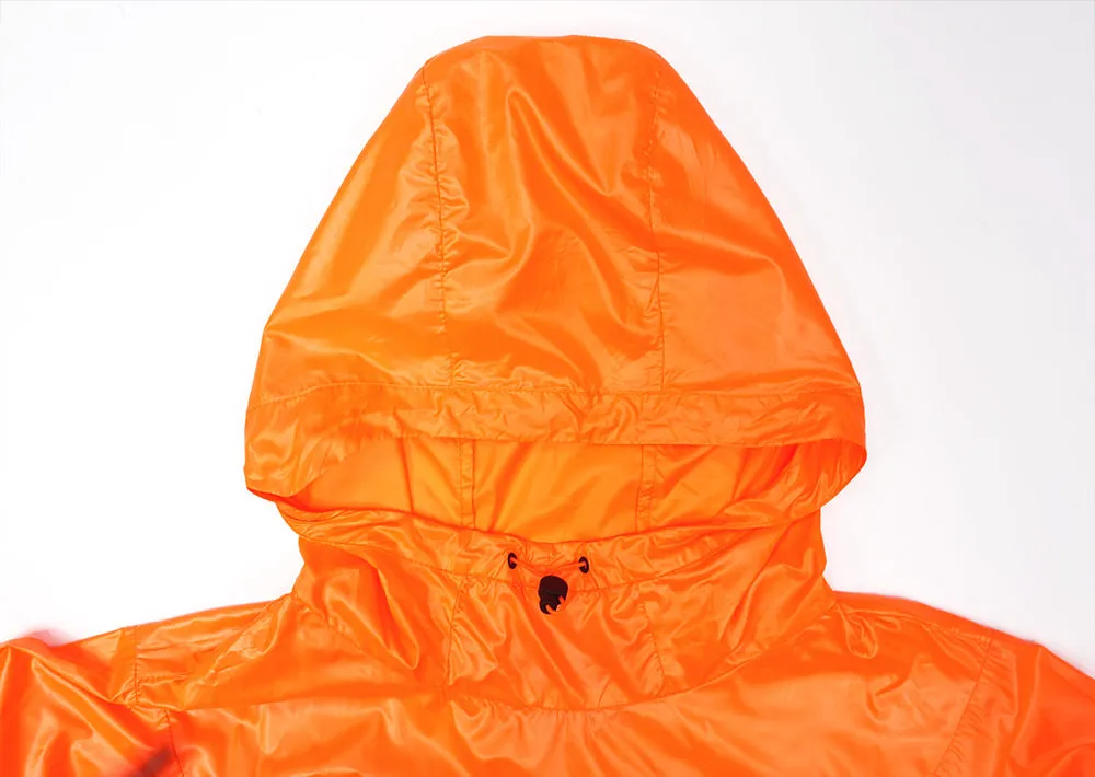 <A 000a001y5a02> Fungolia Packable Windbreaker (Orange)