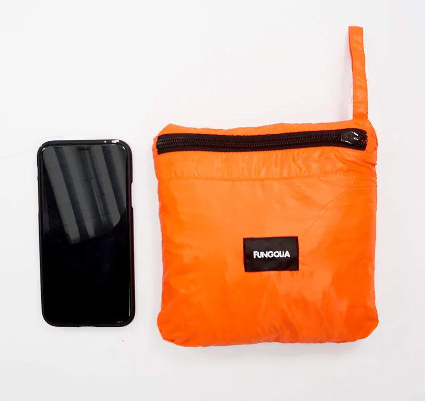 <A 000a001y5a02> Fungolia Packable Windbreaker (Orange)