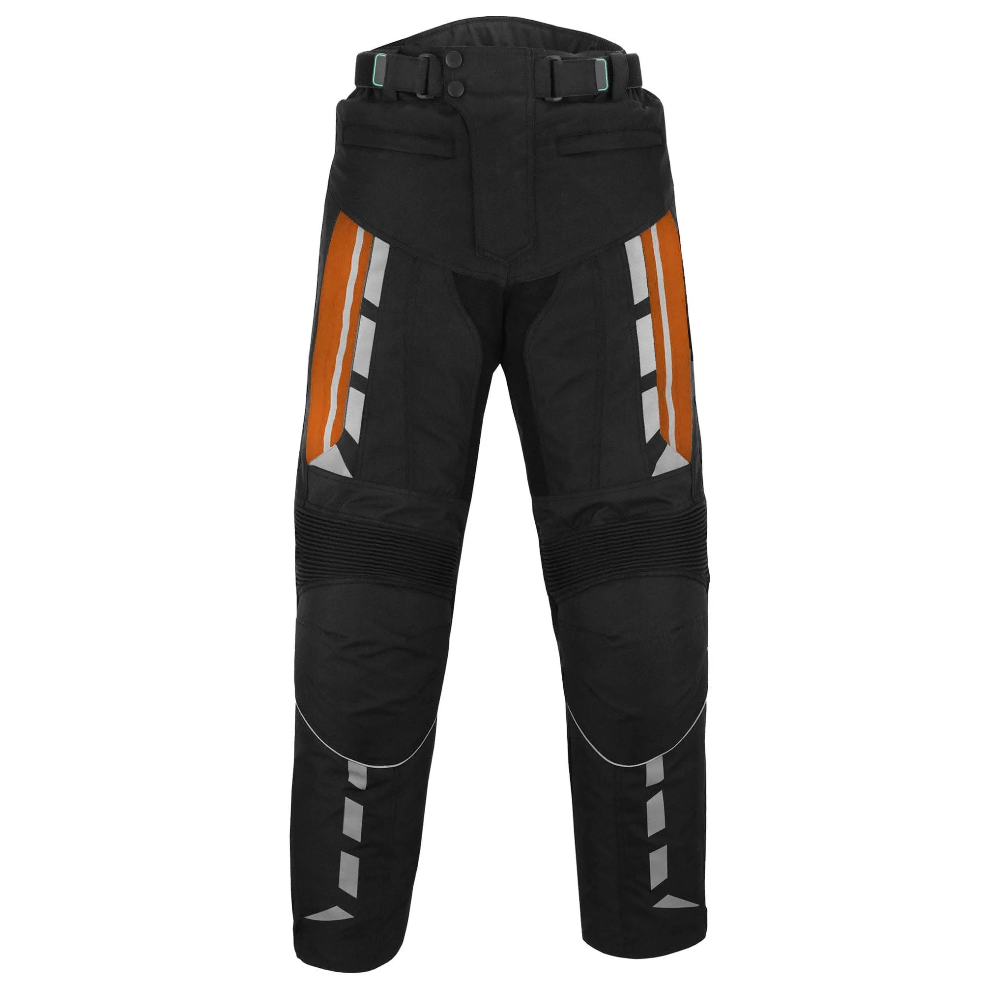 Motorbike Waterproof Corduroy Trouser Orange