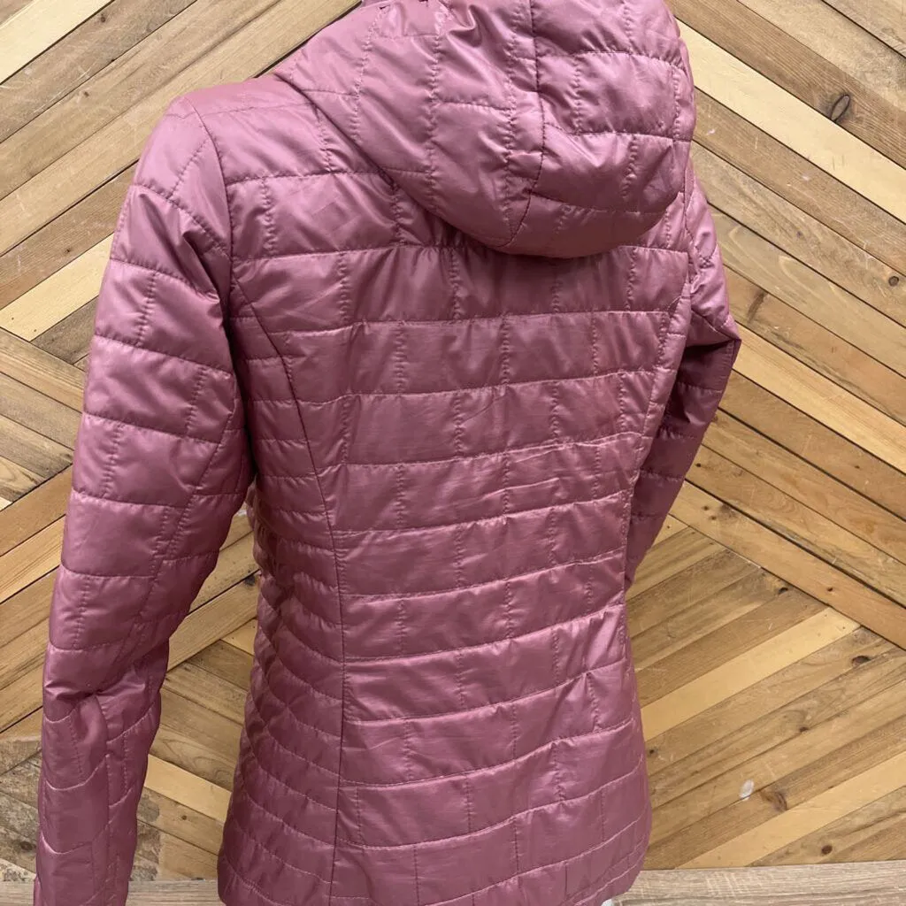 Patagonia - Women's Nano Puff Insulated Hoody Jacket - MSRP $360: Pink-women-SM