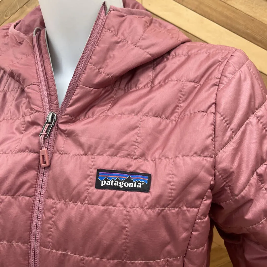 Patagonia - Women's Nano Puff Insulated Hoody Jacket - MSRP $360: Pink-women-SM