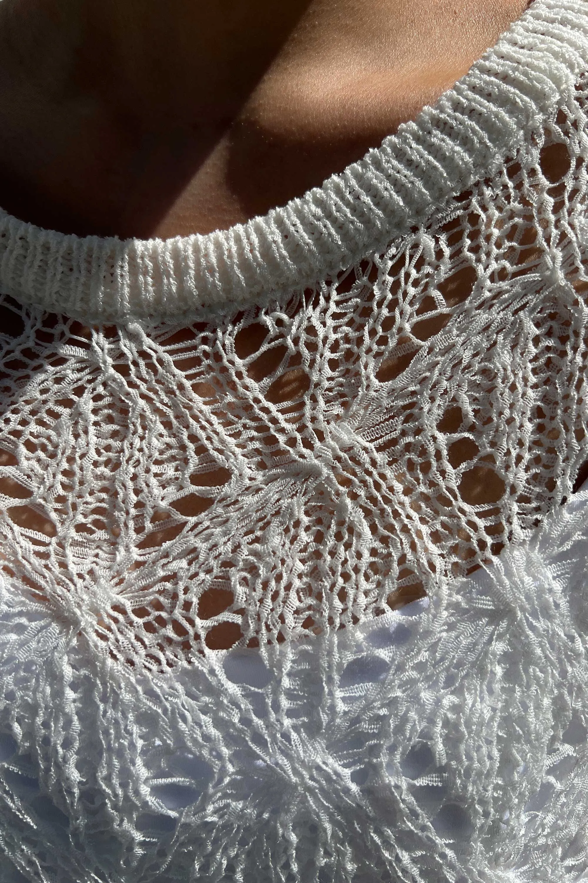 PATTERNED CROCHET SWEATER