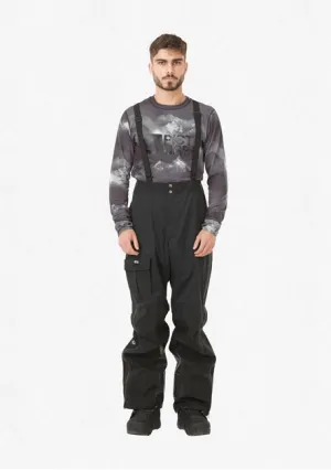 Picture Effect Pants A Black