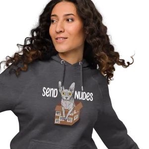 "SEND NUDES" WOMEN'S ECO HOODIE