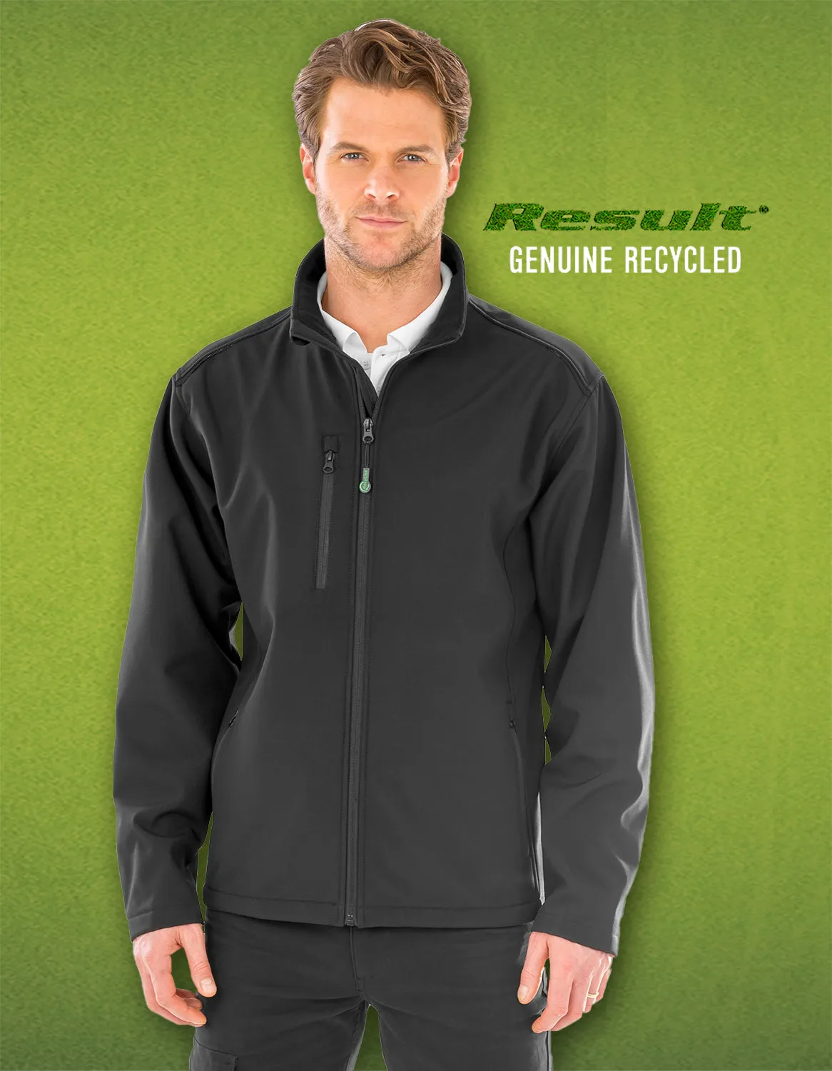 R900M Printable Recycled 3-Layer Softshell Jacket