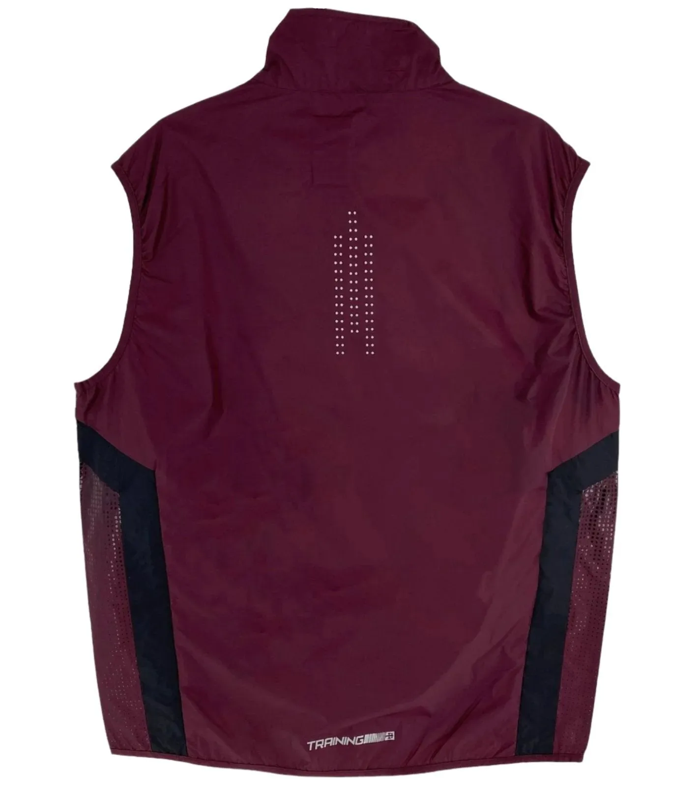 Scuderia Ferrari Windproof Water Repellent Fitted Sleeveless Men's Vest - Burgundy