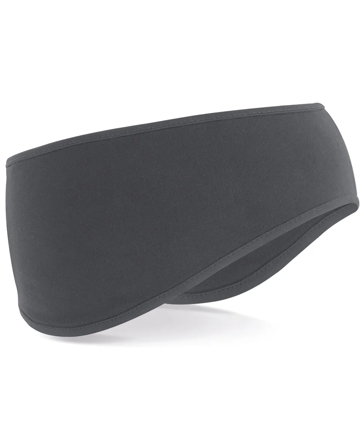 Softshell sports tech headband | Graphite Grey