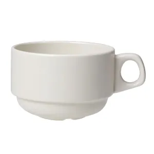 Steelite Simplicity S Line White Stacking Cups 10oz 285ml (Pack of 36) - VV1253