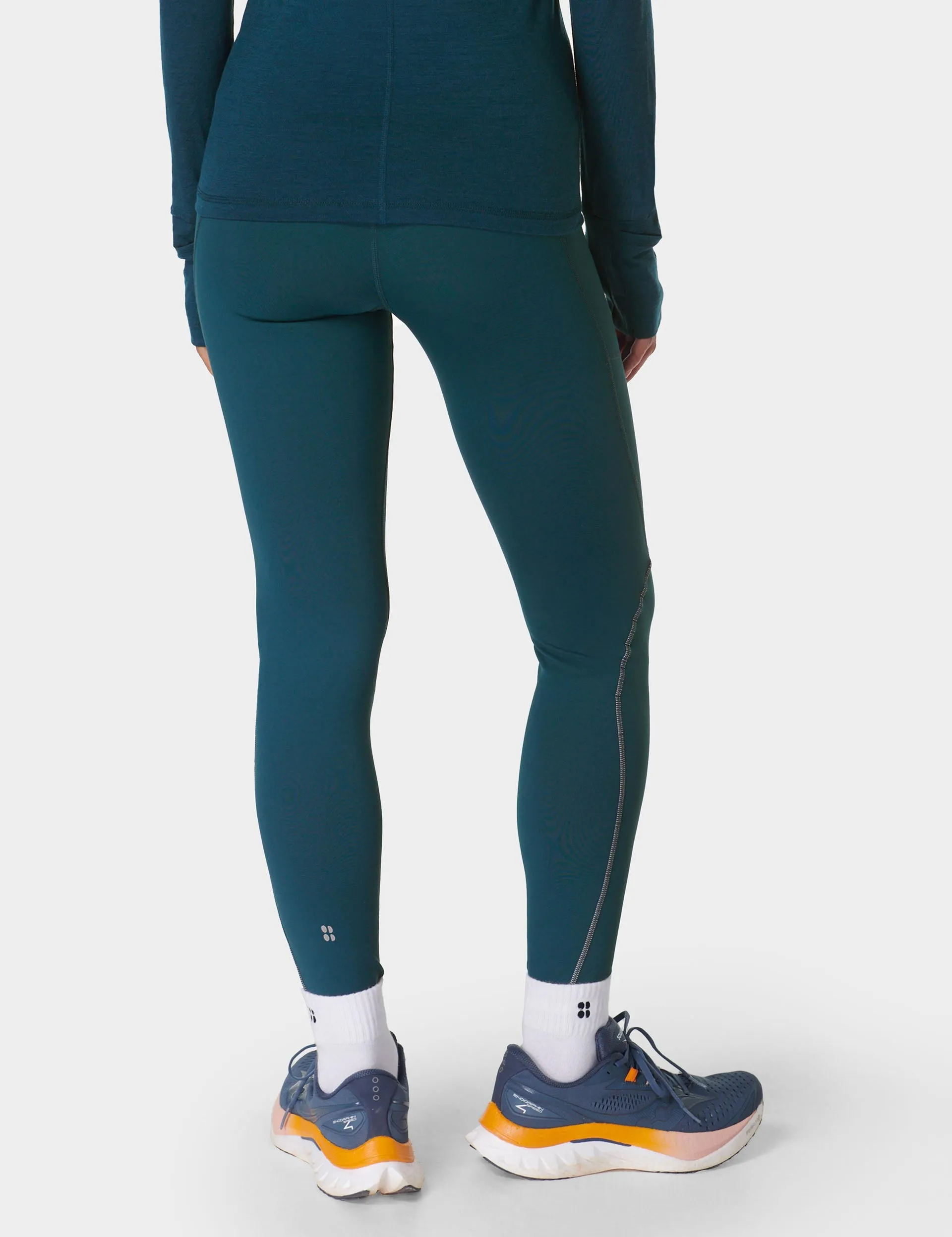 Therma Boost Running Leggings - Deep Green