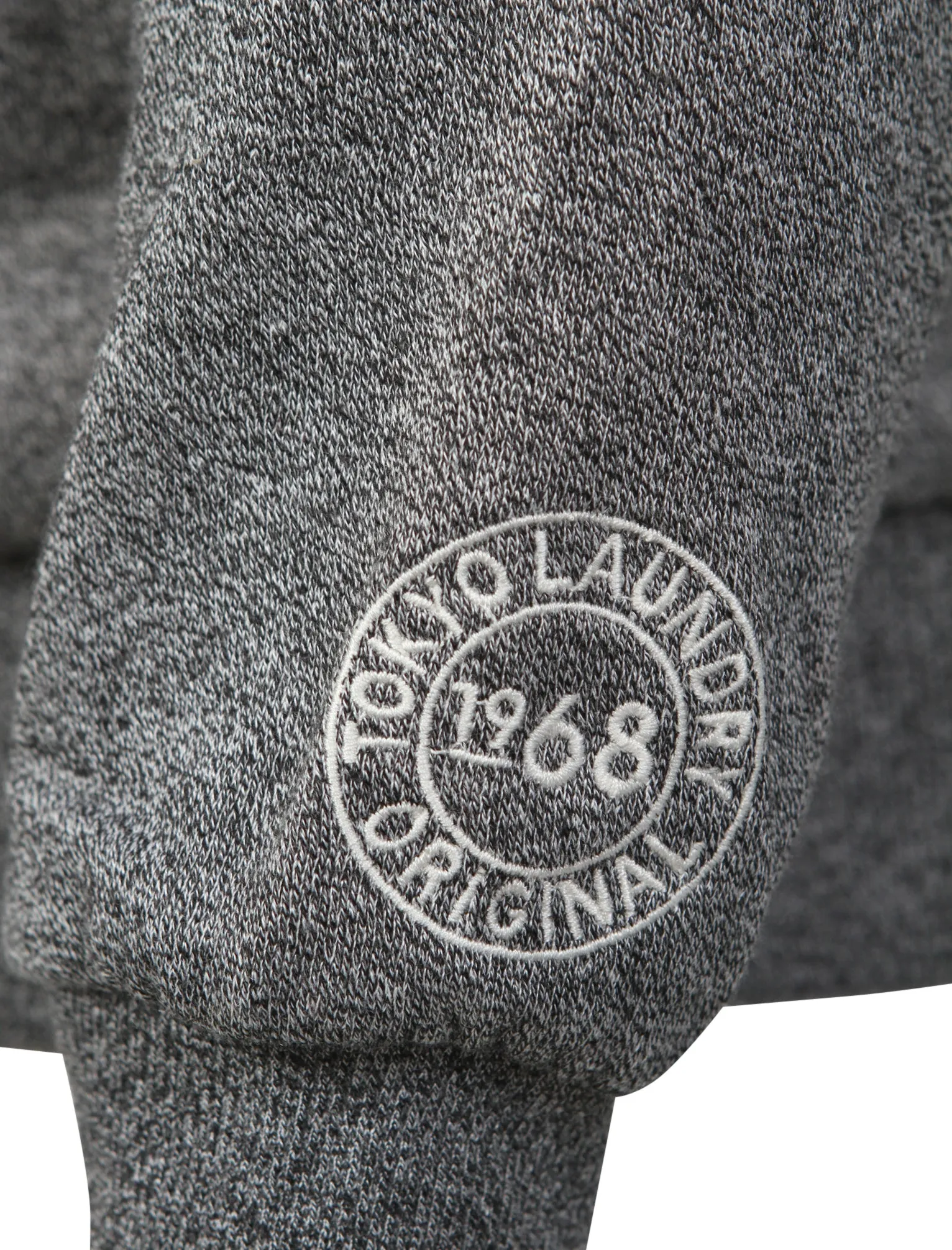 Whonnock Lake Borg Lined Hoodie in Charcoal / Grey Marl - Tokyo Laundry