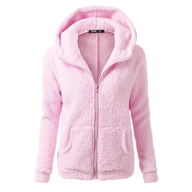 Women Elegant Zipper Slim Hoodie - WC25006