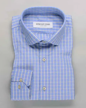 Wrinkle Resistant Lemon Checks Shirt